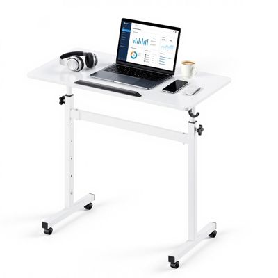 Bureau assis debout réglable 810x410 mm plateau inclinable mobile avec roulettes verrouillables charge 25 kg