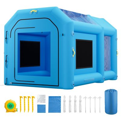 VEVOR Cabine Peinture Gonflable 4x2 5x2 5 Souffleur Pulverisation Filtre Coton Velo Moto - vue 9