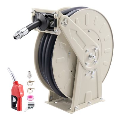 VEVOR Enrouleur Tuyau Carburant Retractable 19 05 mm x 15 20 bar Diesel Kerosene Ressort Caoutchouc