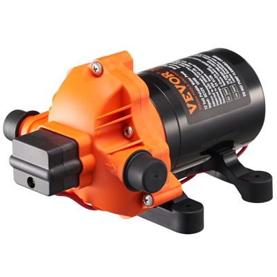 VEVOR Pompe à eau à membrane 12V 3 5 GPM 13 25 min 3 chambres pressostat auto 50 PSI.