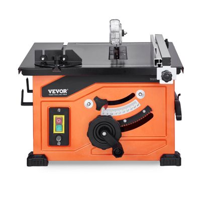 VEVOR Scie circulaire sur table 210 mm compacte portable capacité coupe max 225 mm.