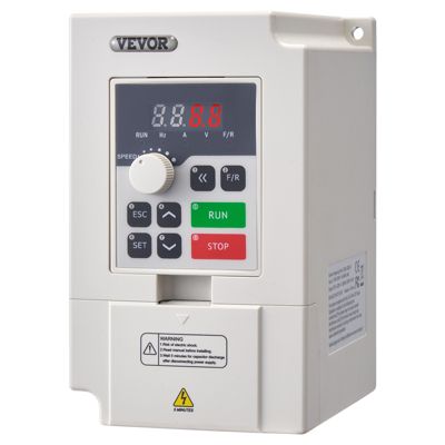 VEVOR Variateur fréquence 3 kW entrée monotri vers sortie tri 0 2000Hz pour moteur broche CNC.