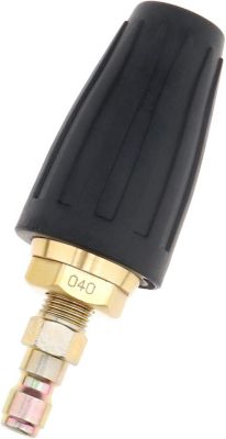 040 Buse Turbo Rotative Haute Pression 3000PSI 14" Bouchon Connexion Rapide Buse de Pulvérisation Buse Jet Spirale