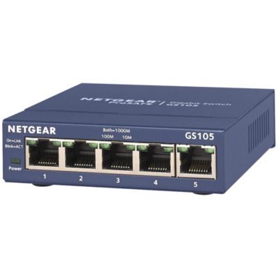 Switch RJ45 Giga 5 Ports GS105GE NETGEAR