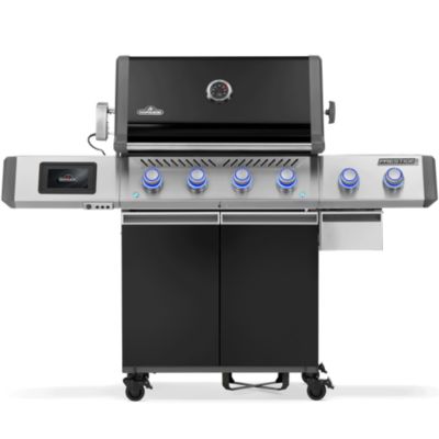 Barbecue gaz Napoleon Prestige Pro 500 71 x 46cm noir et argent - Napoleon