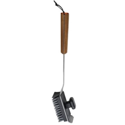 Traeger Brosse de nettoyage pour barbecue manche bois
