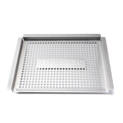 Traeger Panier de cuisson inox pour barbecue bords surélevés 40 x 29 cm 1 10 kg