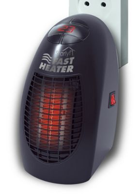 Chauffage d'appoint à  technologie thermo céramique Fast Heater blanc