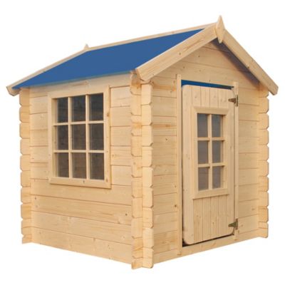 Maison en bois pour enfants Toit 111x114xH121cm0.9 m2 M570M 1 Timbela