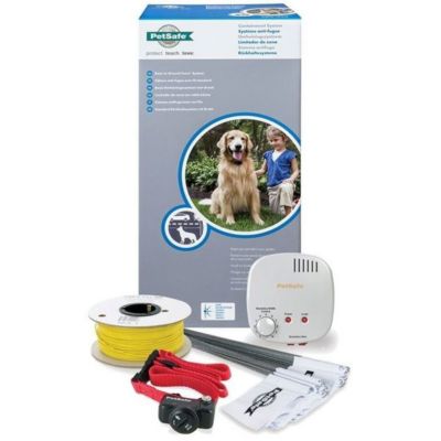 Cloture enterree PetSafe Deluxe UltraLight collier etanche jusqu a 1300 m2