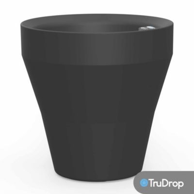 Crescent Garden Pot rond Rim de 46 cm avec TruDrop One