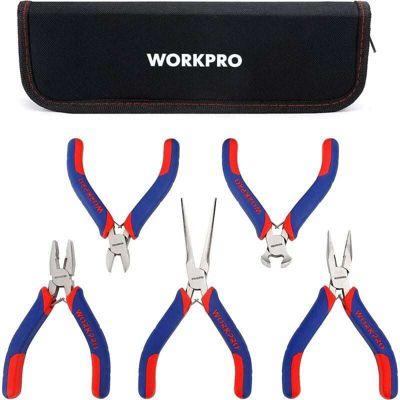 WORKPRO W001305 Lot de pinces de précision 5 pièces - vue 1