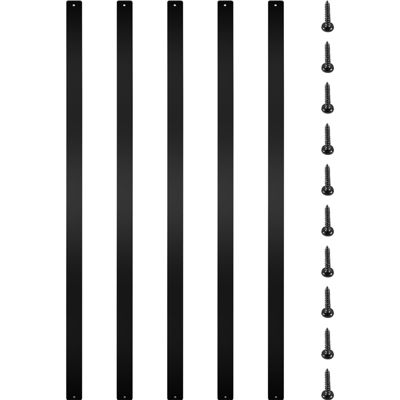 VEVOR Balustres de terrasse métal garde corps alliage d'alu 750x25x5 mm 76 PCS