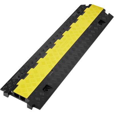 VEVOR Rampe protection câble 2 canaux 3 05x2 79 cm TPU charge 10 000 kg axe TPR.