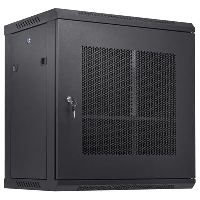 VEVOR 12U Boîtier mural pour serveur réseau profondeur 394 mm avec serrure porte