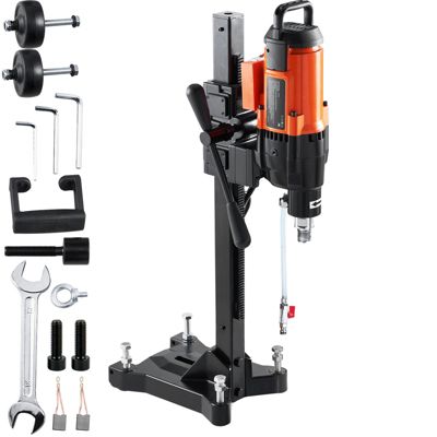 VEVOR Carotteuse diamant avec support diam. max 26 cm prof. 60 cm perçage humide.