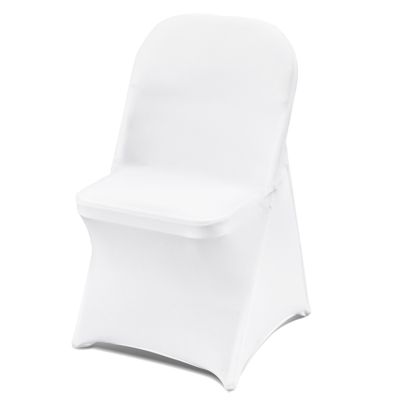 Housses chaise 30pcs blanches spandex extensible max 406x508x762mm