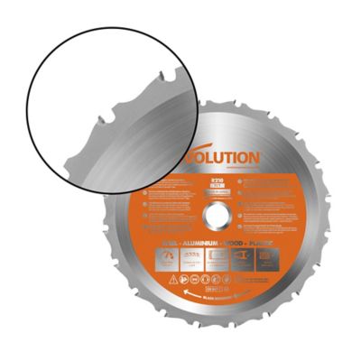 Lame de scie circulaire multimatériaux Evolution ø185x20mm 16 dents