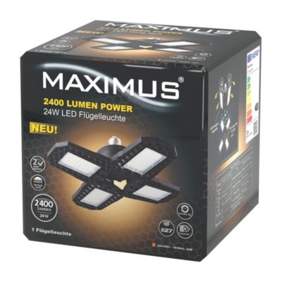Plafonnier LED - MAXIMUS - 24W - 2400 lumens - 10x10x10.5 cm