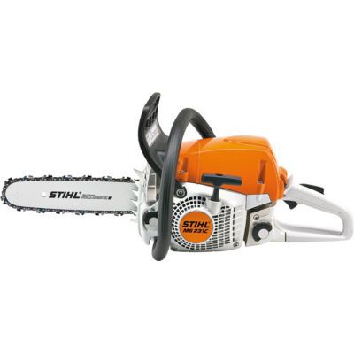 Tron?onneuse thermique Stihl MS231CBE guide 40 cm 43 cc