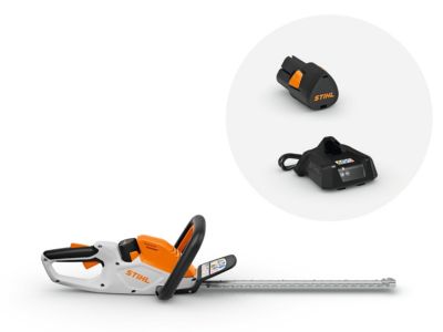 Taille-haies sans fil sur batterie - longueur de la lame 45 cm - écartement des dents 22 mm - Stihl HSA 30 (avec 1 batterie AS2 et 1 chargeur AL1)