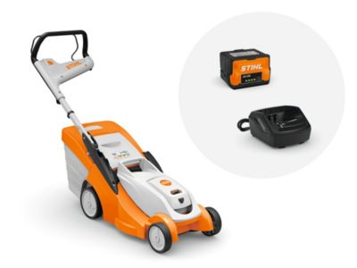 Tondeuse sans fil avec batterie 36 V - largeur de coupe 37 cm - hauteur de coupe 30 à  70 mm - bac 40 L - Stihl RMA 239.1 C