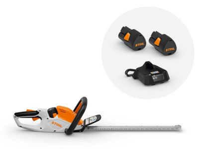Taille-haies sans fil sur batterie - longueur de la lame 50 cm - écartement des dents 24 mm - Stihl HSA 40 (avec 2 batteries AS2 et 1 chargeur AL1)