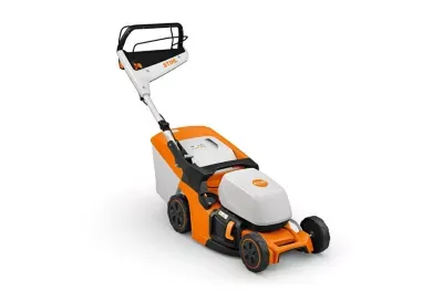 Tondeuse sans fil sur batterie - largeur de coupe 41 cm - bac 52L - Stihl RMA 443V (vendue sans batterie ni chargeur)