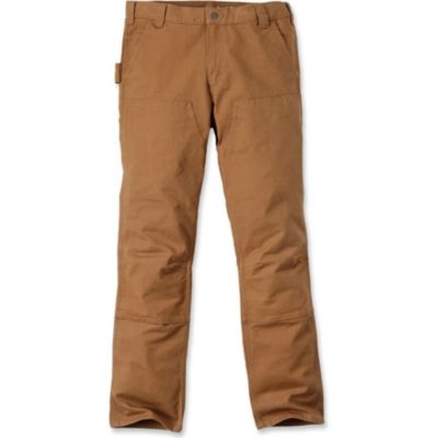 Pantalon de travail Carhartt Slim Fit STRETCH COTON DUCK Marron 42