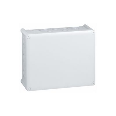 092084 Boîte De Dérivation Rectangulaire Plexo Dimensions 310x240x124mm - 36 Entrées Pour Presse-étoupe - Gris Ral 7035