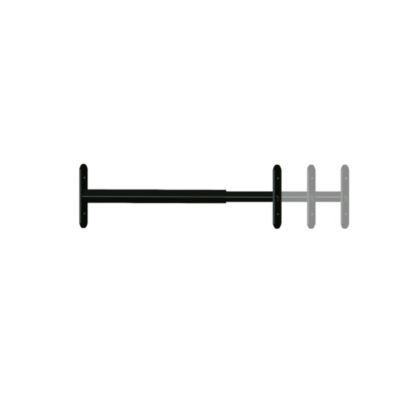 1 barreau télescopique de fenêtre, acier gris anthracite, Afbat, L.48 à 90cm