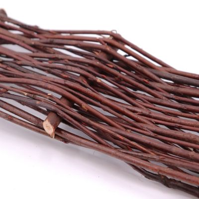 1 bordure de lit en saule 30x50cm I bordure de lit / clôture en saule Aquagart