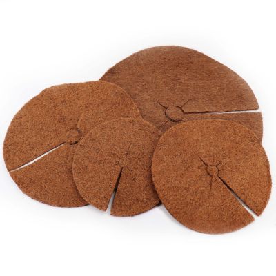 1 disque de paillis de noix de coco 45 cm tapis en fibre de coco Aquagart