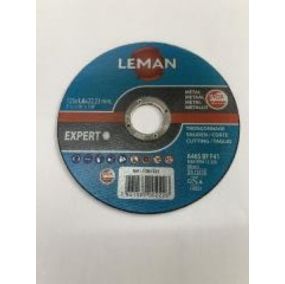 1 disque tronçonnage inox 125 x 22 x 1,6 mm - Leman Expert