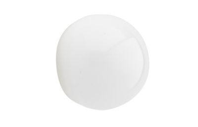 1 EMBOUT BOULE - BLANC LAQUÉ - DIAMÈTRE 28