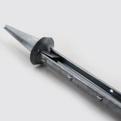 1 ensemble de barres de renfort de angle pour poteaux de clôture à profil en Z Aquagart