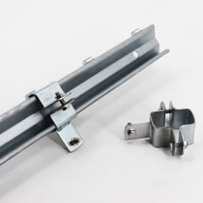 1 ensemble de barres de renfort de angle pour poteaux de clôture à profil en Z Aquagart