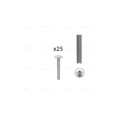 1 kit composés de 25 vis M4X275 mm zinguée