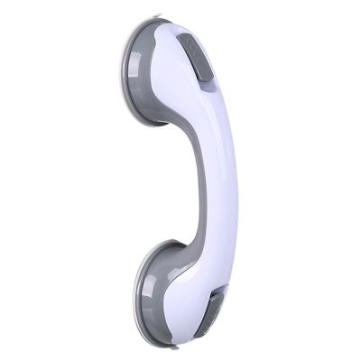 1 pc poignée de baignoire de sécurité/poignée/douche ventouse pour salle de bain + toilette(Gris)