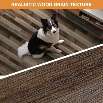 1 rouleau 40x300cm PVC Texture épaissie, plancher en Grain de bois ...