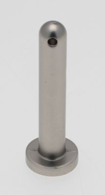 1 SUPPORT CENTRAL - NICKEL SATINÉ - 6CM