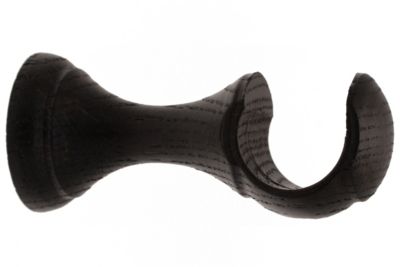 1 SUPPORT MOYEN OUVERT - CHÊNE WENGÉ - 8CM - DIAMÈTRE 28