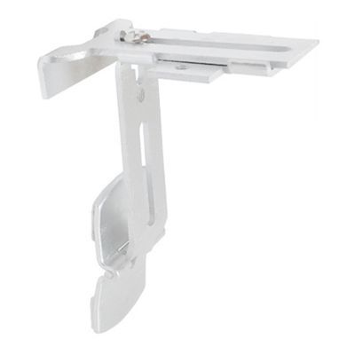 1 support universel sans perçage pour store Geko blanc L.9 cm