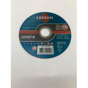 1 X disque de  tronçonnage inox 125 x 22 x 1 mm - Leman Expert