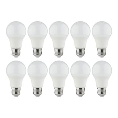 10 ampoules LED E27 806lm 60W blanc chaud Jacobsen