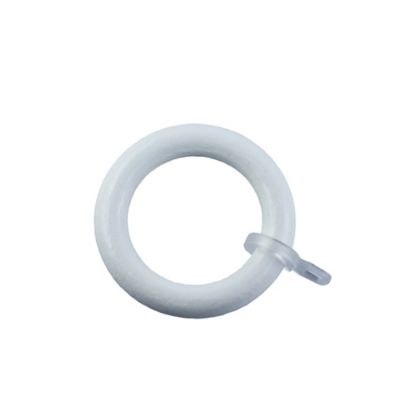 10 anneaux pour barre à rideau ⌀56mm blanc