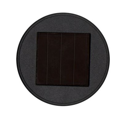 10 Balises extérieure LED à énergie solaire IP44 0.06W Ø4.5cm H.29.5 cm Noir