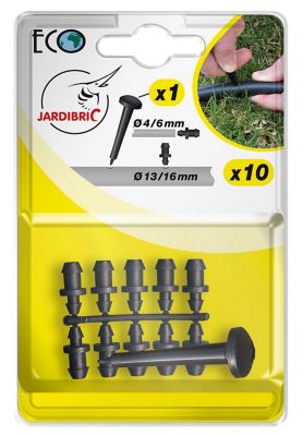 10 bouchons Ø6mm + 1 poinçon