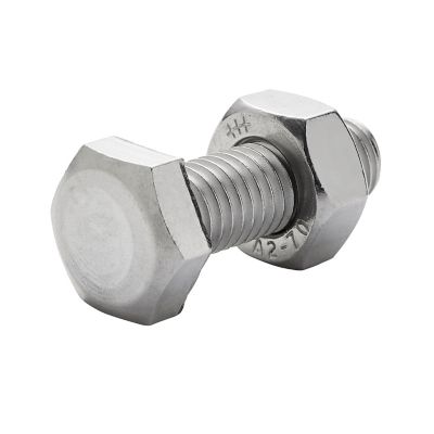 sourcing map M5x10mm Phillips Cruciformes Hex Tête Bride Boulons, 10pcs 304 Inox Acier Hexagone Machine Vis