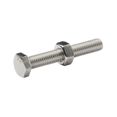 Lot De 10 Boulons De Voie En T M6 X 40 Mm Avec Écrous à Main - Noir - Uxcell